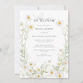 Liefde is in Bloom Boho Daisy Vrijgezellenfeest Kaart (Voorkant)