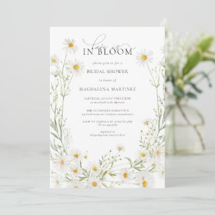 Liefde is in Bloom Boho Daisy Vrijgezellenfeest Kaart