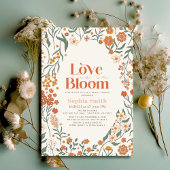 Liefde is in Bloom Boho Wildflower Vrijgezellenfee Kaart