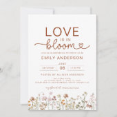 Liefde is in Bloom Boho Wildflower Vrijgezellenfee Kaart (Voorkant)