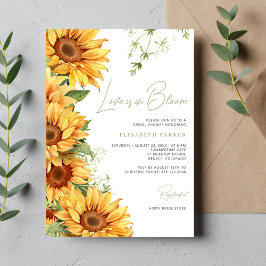 Liefde is in Bloom boho zonnebloem vrijgezellenfee Kaart