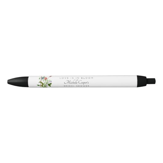 Liefde is in Bloom BoHo Zwarte Inkt Pen (Voorkant)