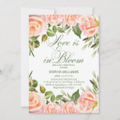 Liefde is in Bloom Floral Garden Vrijgezellenfeest Kaart (Voorkant)