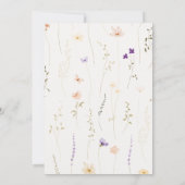 Liefde is in Bloom Flower Stand Vrijgezellenfeest Kaart (Achterkant)