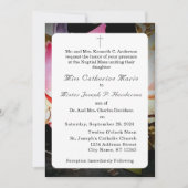 Liefde is in Bloom Foto/Roos Bruiloft Kaart (Voorkant)