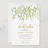 Liefde is in Bloom | groen Vrijgezellenfeest Kaart (Voorkant)