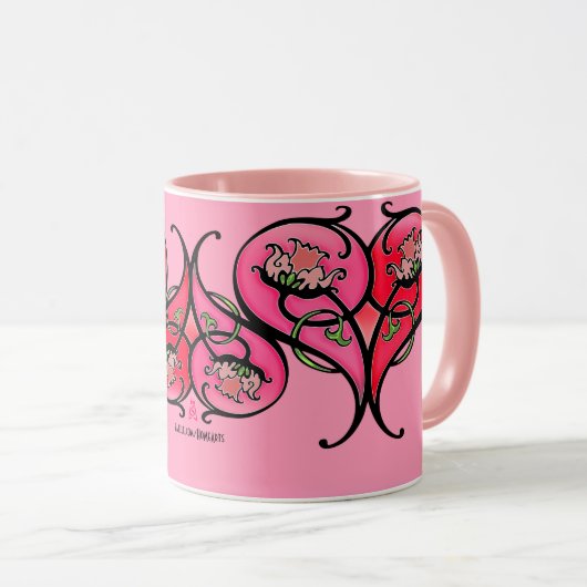 Liefde is in Bloom Mok (Voorkant rechts)