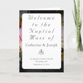 Liefde is in Bloom Nuptial Mass met Foto Programma