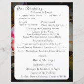 Liefde is in Bloom Nuptial Mass Wedding Program (Voorkant)