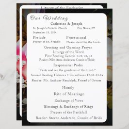 Liefde is in Bloom Nuptial Mass Wedding Program