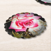 Liefde is in Bloom Paper Onderzetter (Gekanteld)