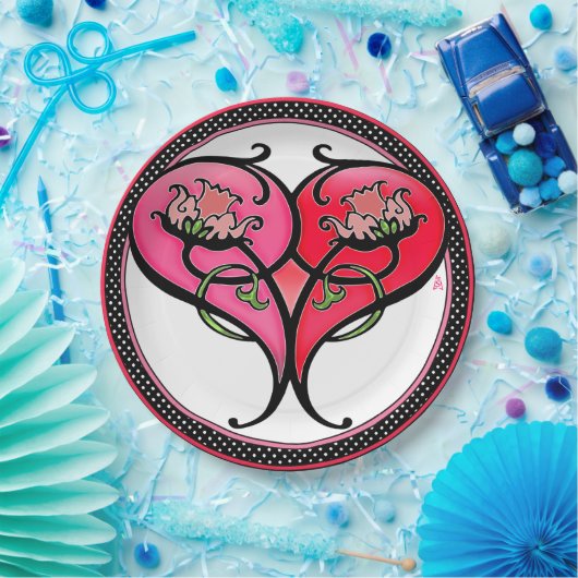 Liefde is in Bloom Papieren Bordje (Feest)