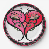 Liefde is in Bloom Papieren Bordje (Voorkant)