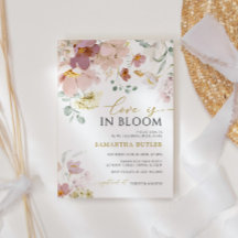 Liefde is in Bloom Pink & Red Wildflower Douche