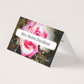 Liefde is in Bloom Place Card Gevouwen Kaart (Voorkant)