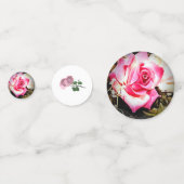 Liefde is in Bloom Roos Wedding Confetti (Voorkanten)