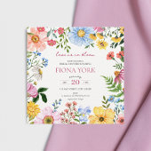 Liefde is in Bloom | Schattige Vrijgezellenfeest v Kaart