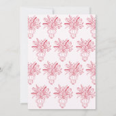 Liefde is in Bloom Speelse Hand getrokken Vrijgeze Kaart (Achterkant)