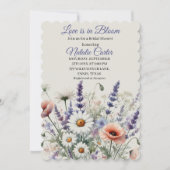Liefde is in Bloom Spring Floral Vrijgezellenfeest Kaart (Voorkant)