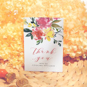 Liefde is in Bloom Spring Flowers Vrijgezellenfees Bedankkaart