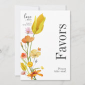 Liefde is in Bloom Spring Vrijgezellenfeest Favors Kaart (Voorkant)