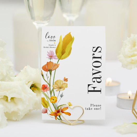 Liefde is in Bloom Spring Vrijgezellenfeest Favors Kaart