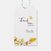 Liefde is in Bloom Spring Wildflower Vrijgezellenf Cadeaulabel (Achterkant)