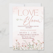 Liefde is in Bloom Spring Wildflower Vrijgezellenf Kaart (Voorkant)