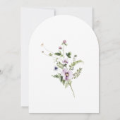 Liefde is in Bloom Vrijgezellenfeest Arch Invitati Kaart (Achterkant)