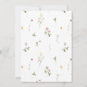 Liefde is in Bloom Vrijgezellenfeest - Elegant Blo Kaart (Achterkant)