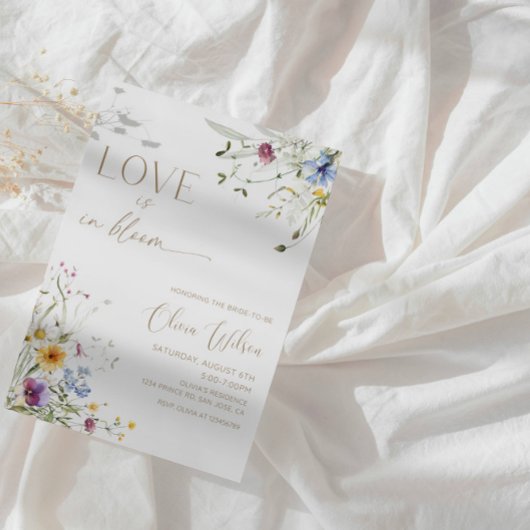 Liefde is in Bloom Vrijgezellenfeest - Elegant Blo Kaart