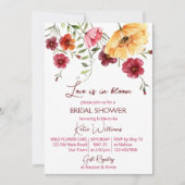 Liefde is in bloom-vrijgezellenfeest van gebotterd kaart (Voorkant)