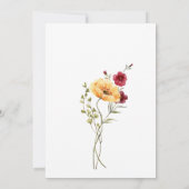 Liefde is in bloom-vrijgezellenfeest van gebotterd kaart (Achterkant)