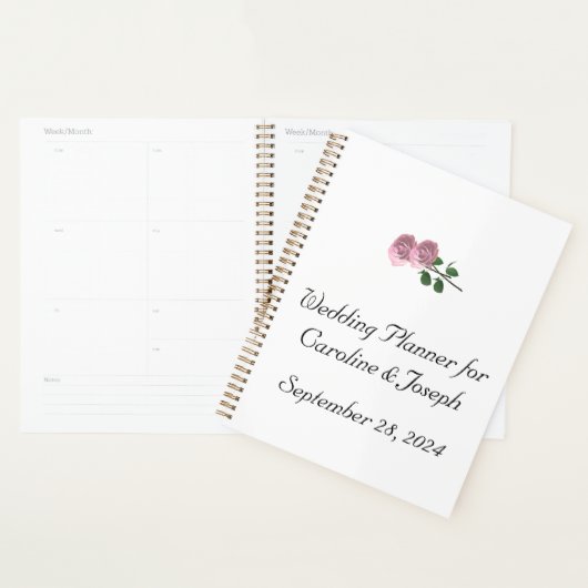 Liefde is in Bloom White Wedding Planner (Display)