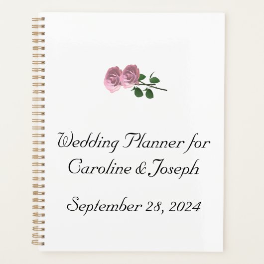 Liefde is in Bloom White Wedding Planner (Voorkant)