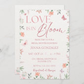 Liefde is in Bloom Wildflower Spring Vrijgezellenf Kaart (Voorkant / Achterkant)