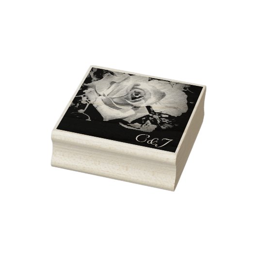Liefde is in Bloom Wood Art Stamp Rubberstempel (Stempel)