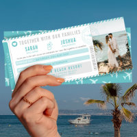 Liefde is in de lucht Boarding Pass Bruiloft