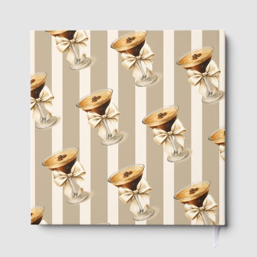 Liefde is in de lucht Bow Espresso Martini Bruidsb Gastenboek (Achterkant)