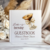 Liefde is in de lucht Bow Espresso Martini Bruidsf Gastenboek