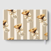 Liefde is in de lucht Bow Espresso Martini Bruidsf Gastenboek (Achterkant)