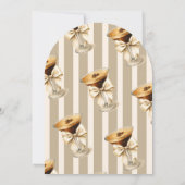 Liefde is in de lucht Bow Espresso Martini Bruidsf Kaart (Achterkant)