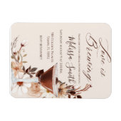 Liefde is in de Lucht Bruidsborrel Uitnodiging Magneet (Horizontaal)