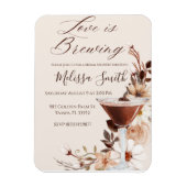 Liefde is in de Lucht Bruidsborrel Uitnodiging Magneet (Verticaal)