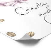 Liefde is in de lucht Bruidscadeauscadeauskaarten  Poster (Hoek)