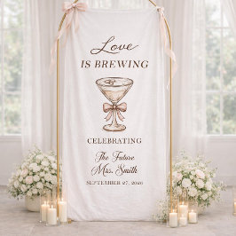 Liefde is in de lucht Bruidsfeest Banner, Bruidsfe Spandoek