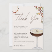 Liefde is in de lucht Bruidsfeest Bedankkaart (Voorkant)