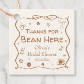 Liefde is in de Lucht Bruidsfeest Bedankt Bedankjes Labels (Voorkant)