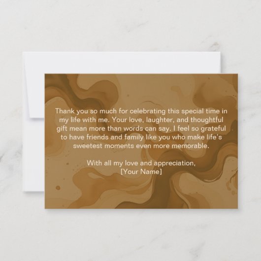 Liefde is in de lucht Bruidsfeest Dankkaart Bedankkaart (Voorkant)