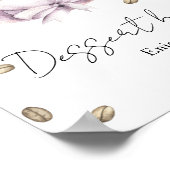 Liefde is in de lucht Bruidsfeest Dessertbar Poster (Hoek)
